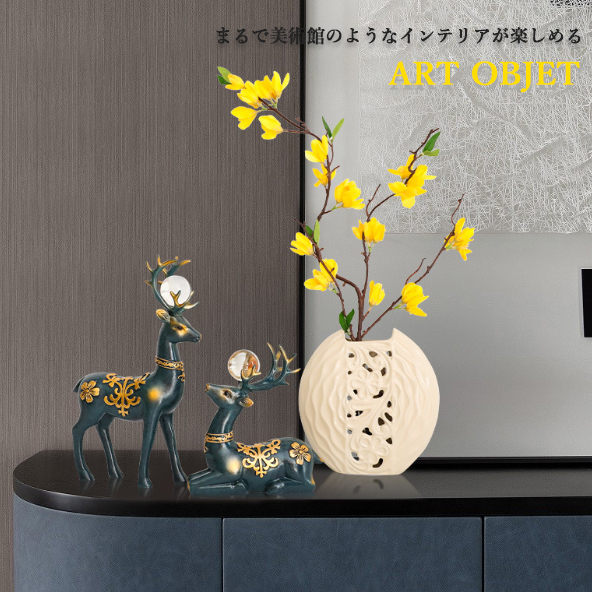 ドライフラワー 花瓶 オブジェ モダン 小鳥 ホテル室内装飾 インテリア モダン エレガント 豪華 創造的