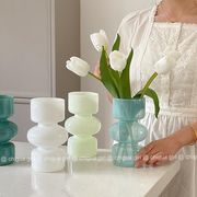 装飾品    置物    シンプル    ガラス花瓶    け花器    インテリア   ins風    撮影道具