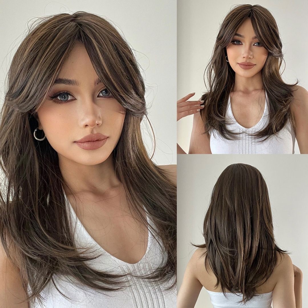 Saguna Wig ダークブラウン カールウィッグ Saguna Wig ダーク