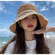 キャップ 小顔効果  帽子 麦わら帽子 フィッシャーマン 紫外線カット