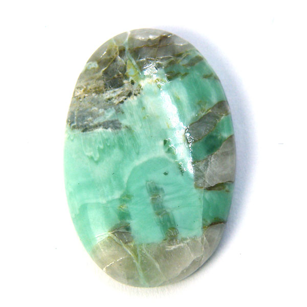 ≪スペシャルルース/即納≫天然石 バリサイト(Variscite) カボション 20x13.3x3.7mm