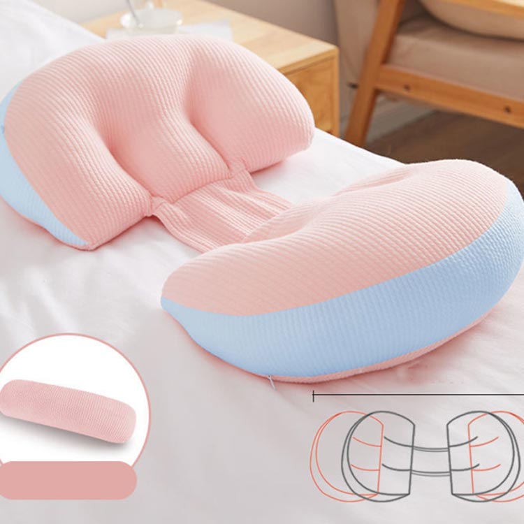 オーガニックコットン 抱き枕 ピンク 授乳 マタニティ 大きい 快適 オーガニックコットン 抱き枕 ピンク 授乳 マタニティ 大きい 快適