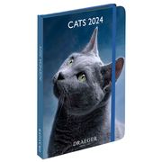 ドレジャー 2024年 ポケットアジェンダダイアリー スケジュール帳 CATS 猫
