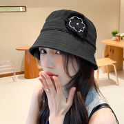 帽子　バケットハット　レディース　ファッション　秋冬　韓国風　刺繍　全3色　デザイン