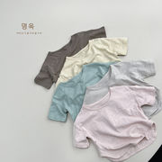 子ども tシャツ 夏 半袖 女の子 男の子 涼しい シンプル かわいい 子供服 新作 2023 夏 韓国子供服