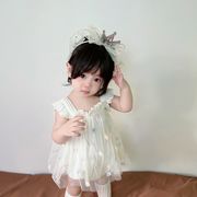 ベビーロンパース　キッズ服　女の赤ちゃん　子供服　可愛い　プリンセス　スカート　スカート