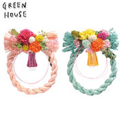 ■GREEN HOUSE(グリーンハウス）■■お正月グッズ■　ナチュラルしめ飾り　ビビット