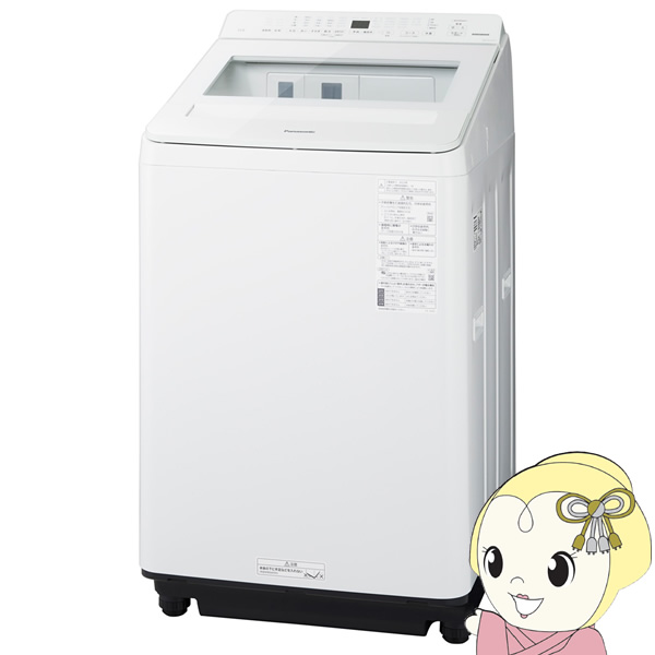 洗濯機 縦型 パナソニック 【設置込】 インバーター全自動洗濯機 12kg スゴ落ち泡洗浄 ホワイト NA-FA1