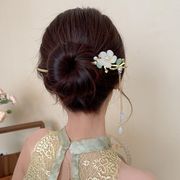 簪　かんざし　花　ヘアアクセサリー　デザイン　韓国風　髪飾り　INS