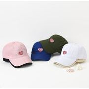 新作・レディー帽子・日焼け止め・大人用・野球帽・キャップ・心柄・6色