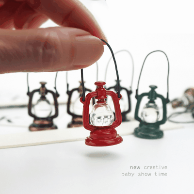 ドールハウス用 ミニチュア道具 フィギュア ぬい撮 おもちゃ 模型 シミュレーション 樹脂 オイルランプ