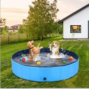 ペットプール 犬用 猫用 シャワープール 折り畳み ポータブルバス 子供用プール プール PVC複合素材 たらい