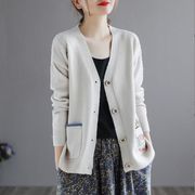 レディース　ジュアルカーディガン　ファッション韓国風　ニット　秋新作コート