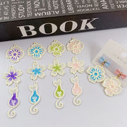 合金 チャーム ヘアアクセサリーパーツ デコパーツ DIY素材 手作りアクセサリーパーツ  手芸材料