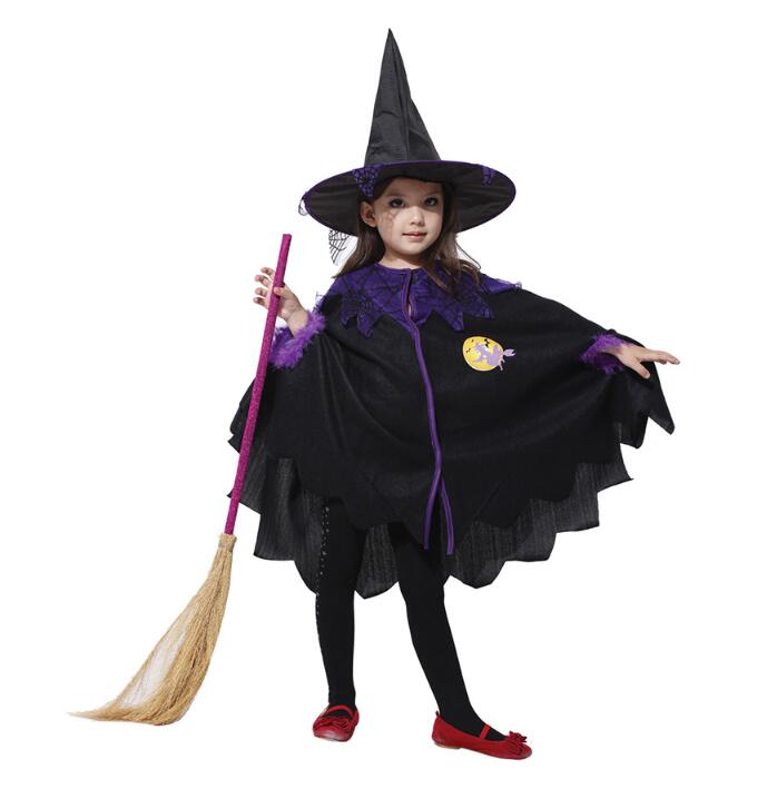 ハロウィン衣装 　子供用 　仮装  ハロウィーン       女の子のコスプレ服   魔女の衣装