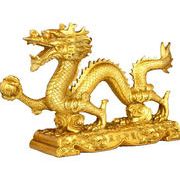 見なきゃ損する  置物 風水 縁起物 インテリア  龍の置物 装飾品 中国の龍 喬遷の贈り物 龍の玉をつかむ