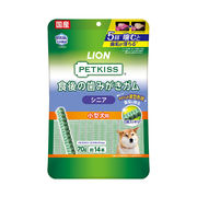 [ライオンペット] PETKISS　食後の歯みがきガム　シニア　小型犬用　70g