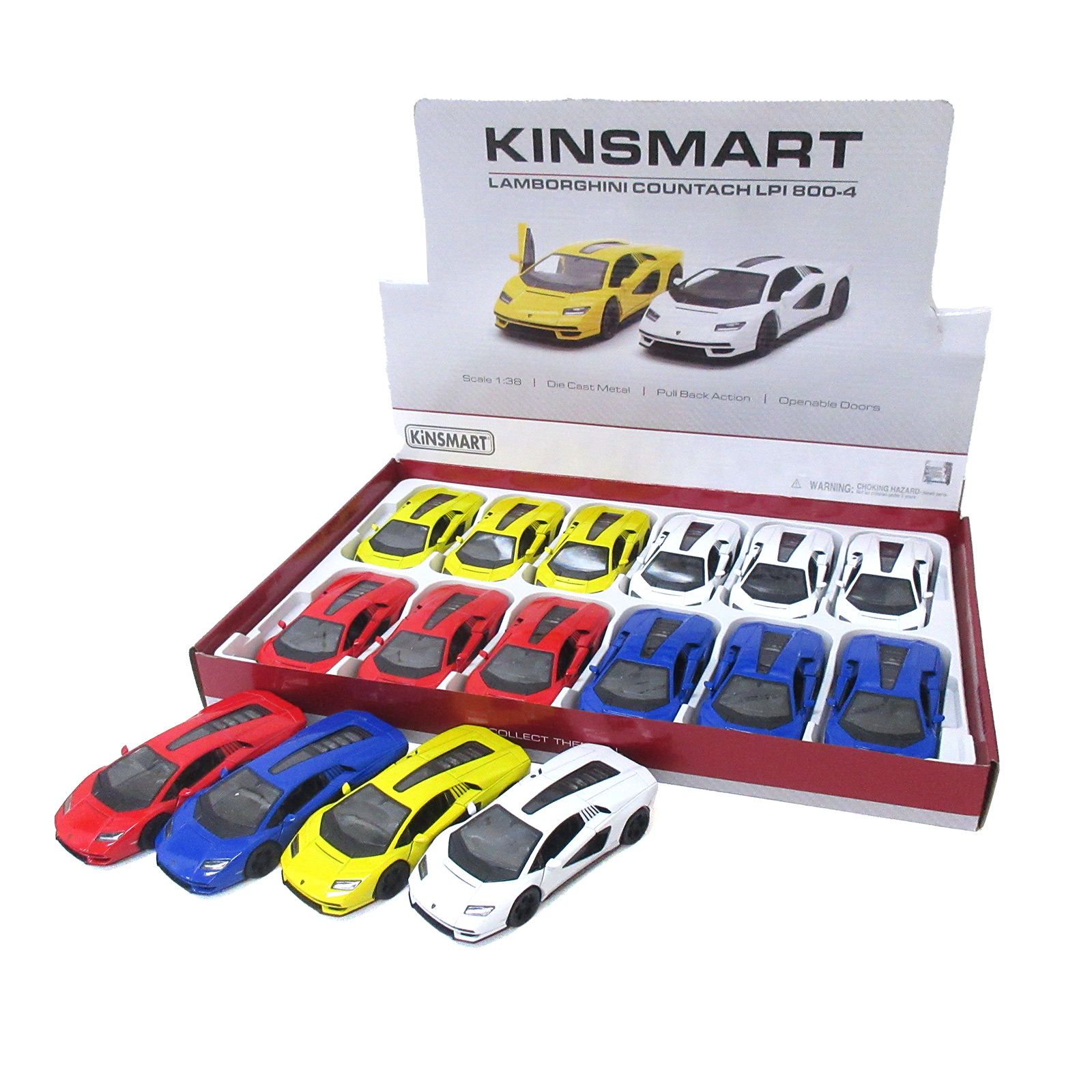 ミニカー＞KiNSMART ミニカー 1:38 ランボルギーニ カウンタック