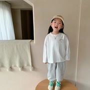 春秋新作    女の子 長袖Tシャツ、 子供服、  ファッションTシャツ ★カジュアルトップス80-130