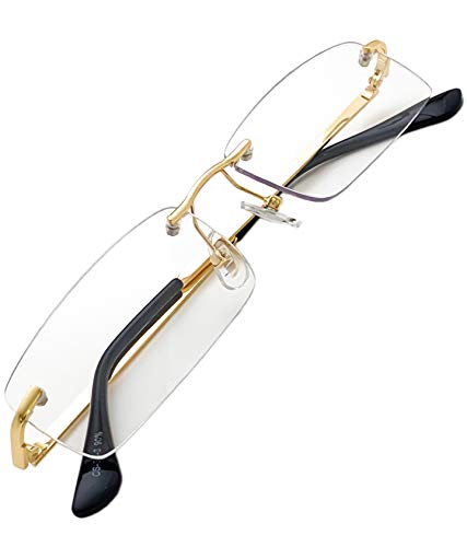 SALE】Cartier ゴールドツーポイント フレーム クリアレンズ 眼鏡 