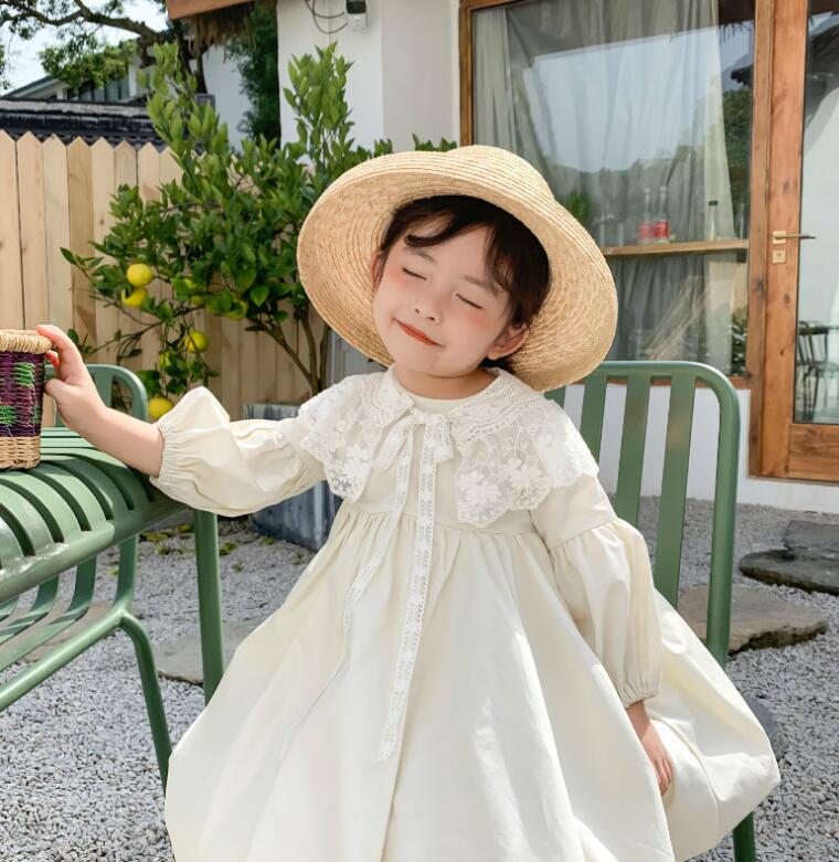2023 秋新作 ポンポン  ワンピース 韓国 女の子 プリンセススカート  じゅんしょく 子供服