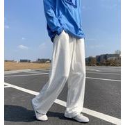 2022春秋新作 ボトムス カジュアル メンズ パンツ スラックス ワイドパンツ 男 2色 M-3XL