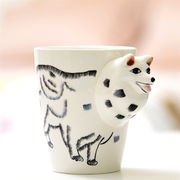 素敵なデザイン 激安セール 3D立体動物カップ マグカップ 個性的 ミルクコーヒーカップ ステンドグカップ