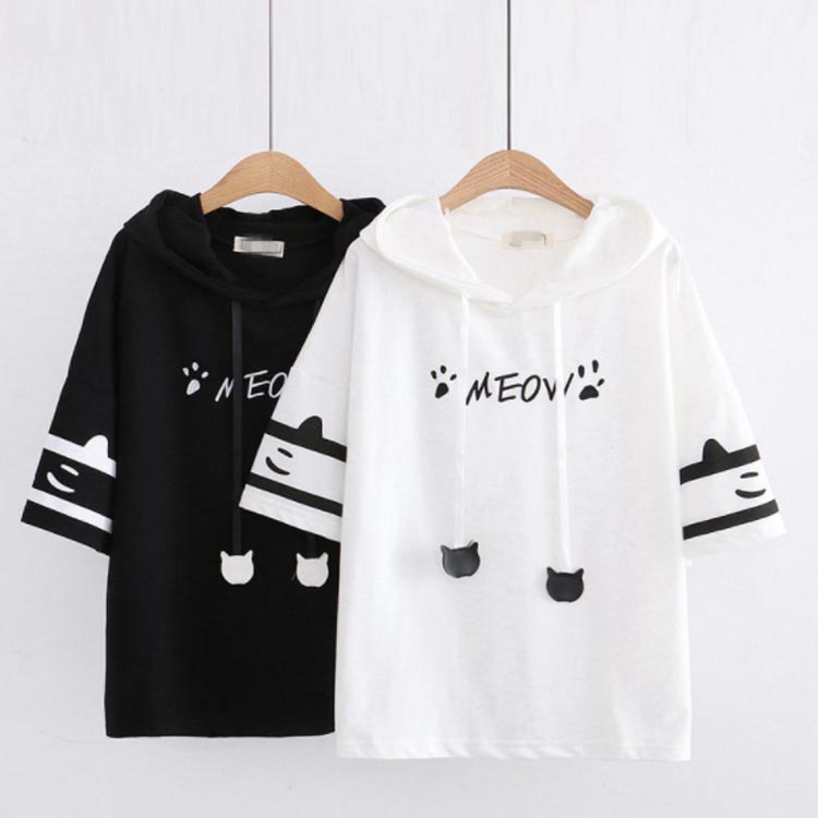 パーカー レディース 半袖パーカ 夏 フード付き tシャツ 半袖T