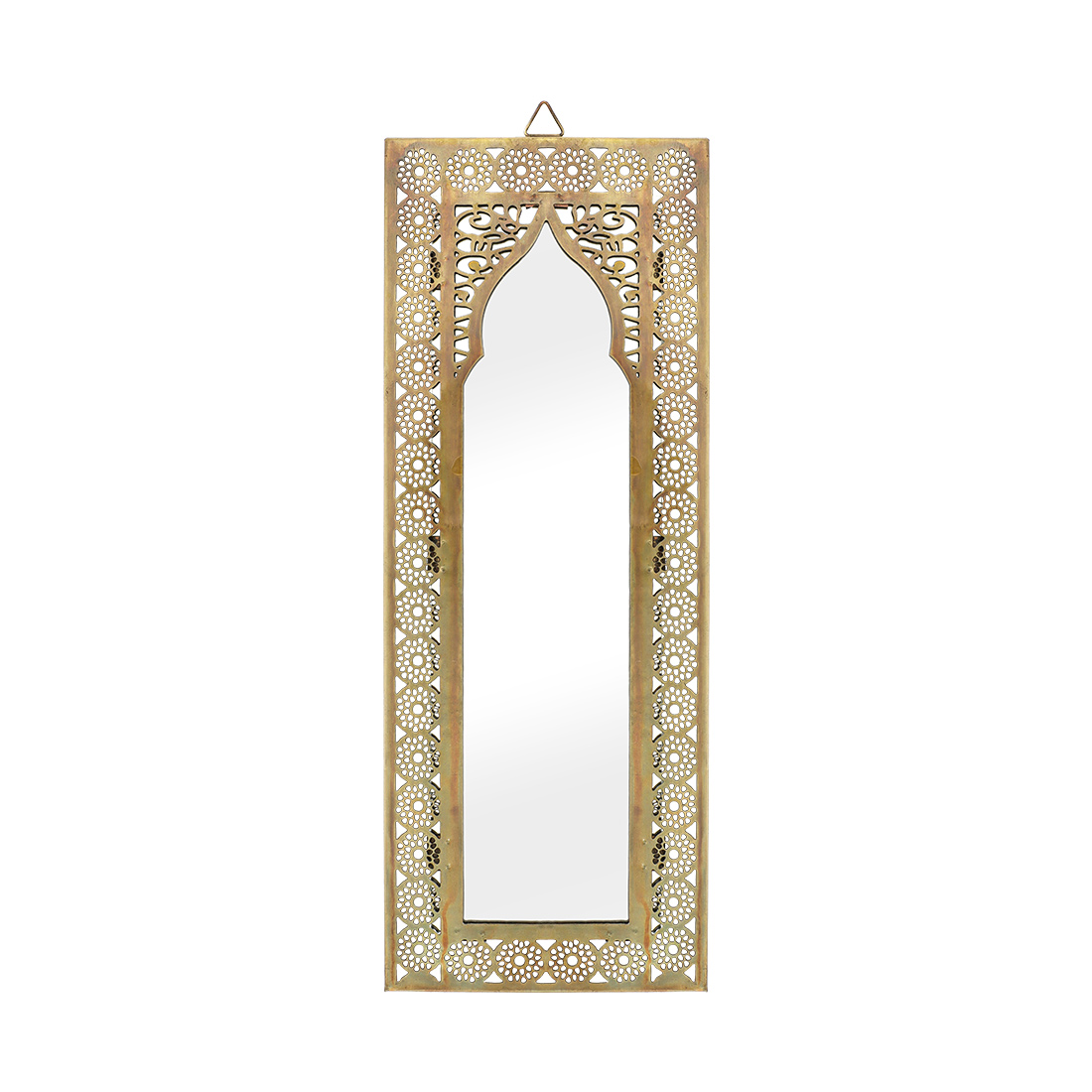 モロッカン ハンギングミラー L[鏡 モロッコ アジアン オリエンタル