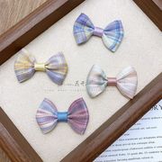 リボン　蝶結び　刺繍アプリッケ　手芸DIY アクセサリー材料　貼り付けパーツ