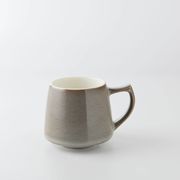 フィーヌ 10.8cmコーヒーカップ ストームグレー(高さ:7.4cm)[美濃焼]