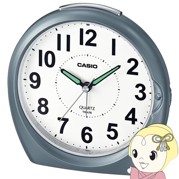 置き時計 置時計 TQ-478-8JF アナログ表示 目覚まし時計 スタンダード カシオ CASIO