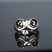 かわいいカエルの指輪  ファッションリング カエルのアクセサリー