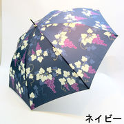 【雨傘】【長傘】風に強い耐風タイプ◎レザン柄・軽くてさびにくいジャンプ雨傘