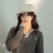 ★3色★　ベレー帽　小顔ハット　ビンテージハット　韓国デイリーファッション
