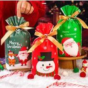 巾着袋　ラッピングバッグ★ビニール袋　ギフトバッグ★クリスマス Merry Christmas★50枚セット