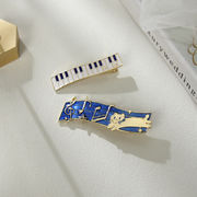 2色 可愛い猫 ヘアピン 音符 ピアノの鍵 ヘアクリップ バレッタ レディース ヘアアクセサリー