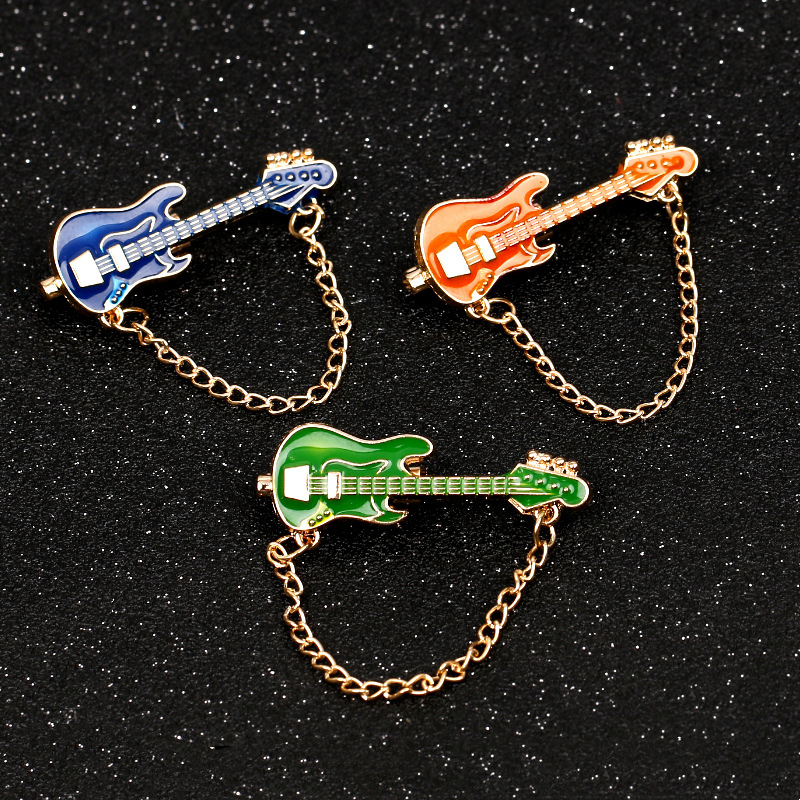 ギタービーズ刺繍ブローチNO.9