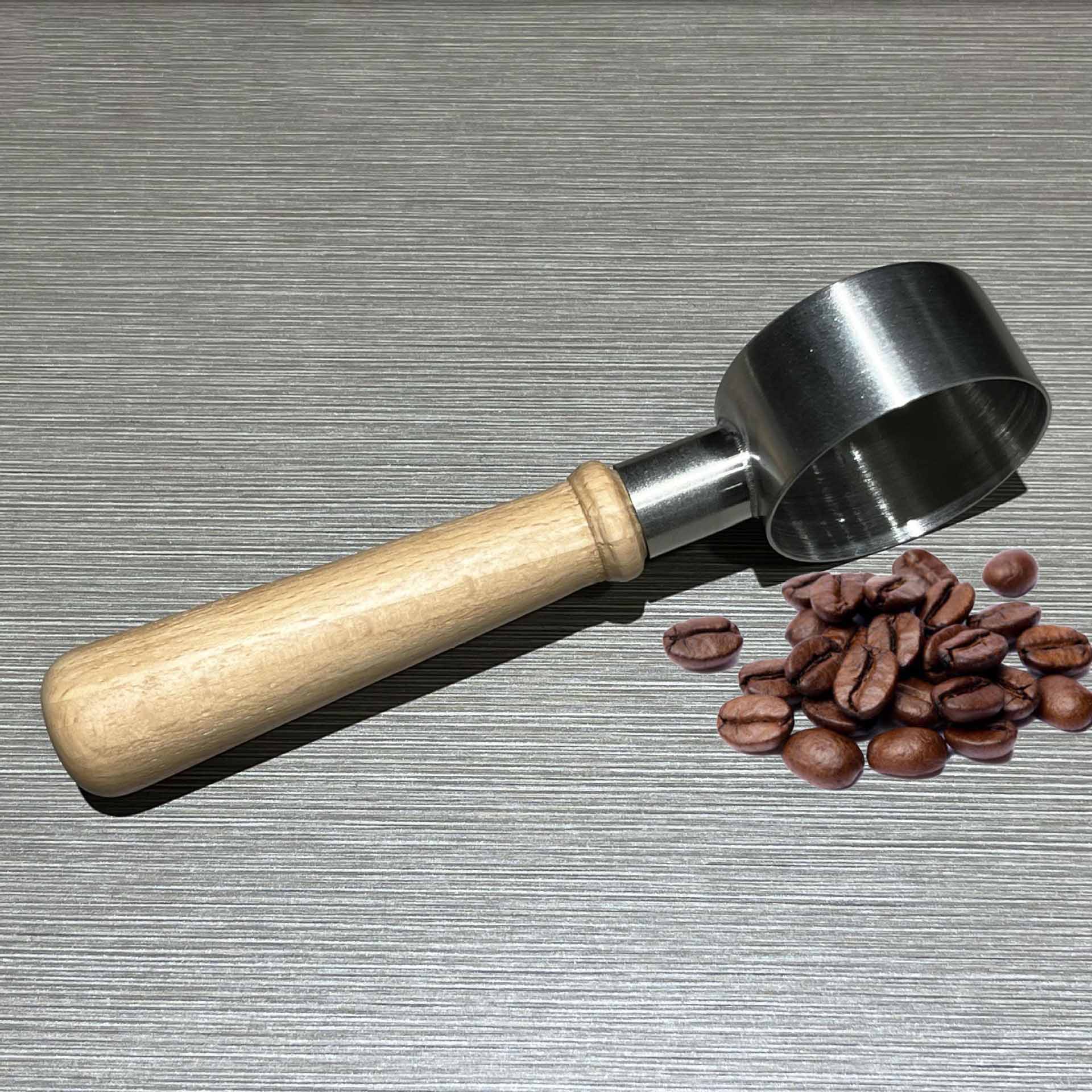 レトロ コーヒーメジャー スプーン 木製ハンドル
