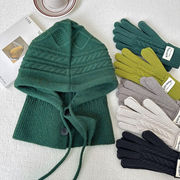 レディース手袋　ニット　韓国ファッション　デザイン　秋冬　全8色