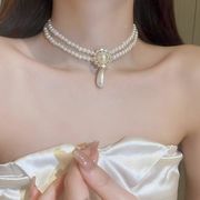 真珠のネックレス  アクセサリー  高級感 ネックチェーン 、オーナメント 結婚式  成人式披露宴 誕生日