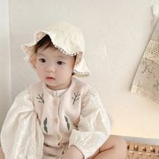 【2022春新作】韓国風子供服 ベビー服 　春秋　男女兼用　花柄　可愛い　帽子　ハット