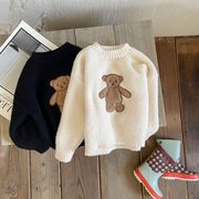 【秋新作】韓国風子供服 ベビー服 キッズ 男女兼用 セーター 熊柄ニット　