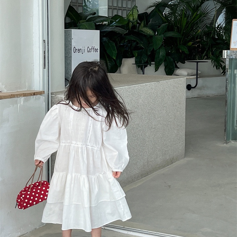 【2023春新作】韓国風子供服 ベビー服 キッズ 女の子 かわいい 長袖 ワンピース　