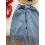 2023年新しいアイテム　子供用服装　ボトムス　デニムズボン
