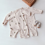 秋冬新品  韓国風子供服 ベビー服 キッズ服 ロンパース 綿のパジャマ 赤ちゃん 新生児服