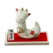 【新登場！新年を祝う！信頼の日本製！ほっこりかわいい陶磁器お飾り！】辰 ほのぼの飾り