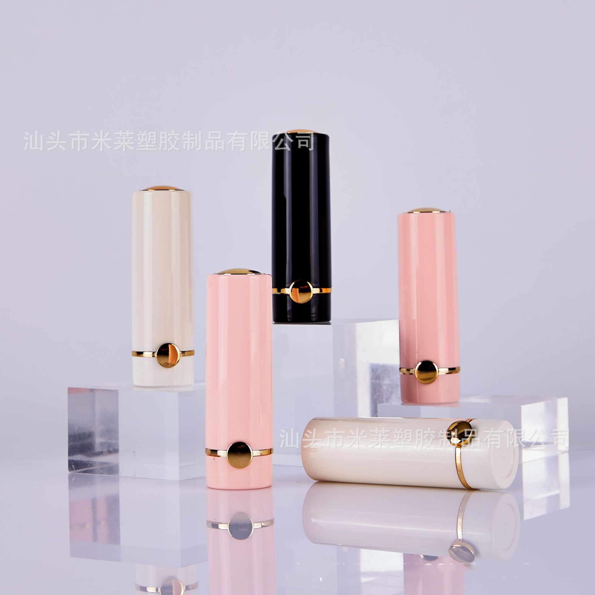 3色 口紅容器 空 リップクリームチューブ サンプルチューブ 詰め替え