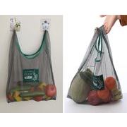 折りたたみバッグ 収納袋 グリーンバッグ エコバッグ 再利用可能 フルーツバッグ コットンメッシュバッグ