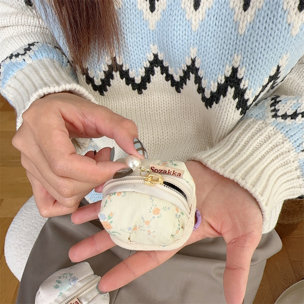 色違いリボン柄①】お子様用ミニポケットティッシュカバー 色違い